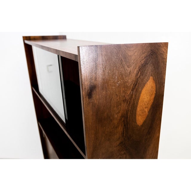 Brown Vintage Display Cabinet by BFM, Poland, 1960s For Sale - Image 8 of 15