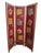 Three Panel Hand Painted Folding Screen For Sale - Image 9 of 9