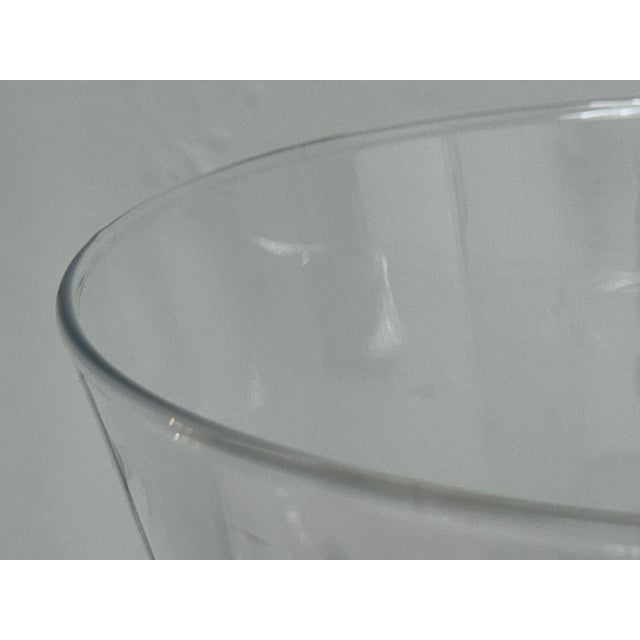 Glass Pedestal Hurricane Candleholders, Pair For Sale In San Francisco - Image 6 of 12