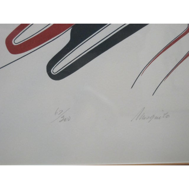 Native Art Thompson Canada Signed Limited Edition Screenprint Mosquito For Sale - Image 4 of 6