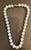 2020s Cultured Chinees Pearl Necklace Length 15", 18 Karat Two Tone Gold Clasp For Sale - Image 5 of 8