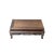 Rectangular Natural Wood Pattern Brown Open Work Table Top Display Stand Easel For Sale In San Francisco - Image 6 of 6