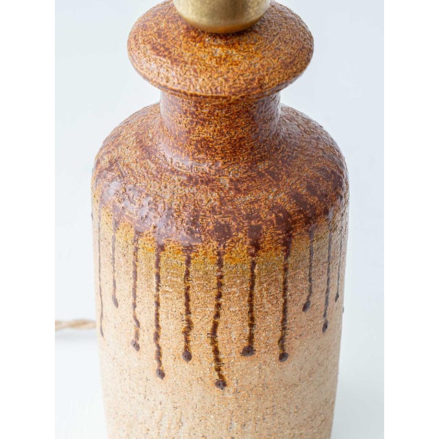 Modern Organic Stoneware Table Lamp from Søholm, Denmark, 1960s For Sale - Image 11 of 14