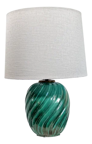 Art Deco Ceramic Table Lamp by Anna-Lisa Thomson for Upsala Ekeby, 1930s