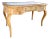 Final Clearance Burlwood Luxury Italian Writing Desk of Late 20th Century With Scalamandre Leaping Leopard Liner For Sale