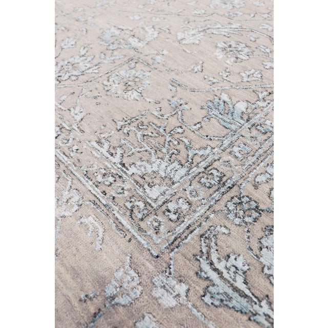 Transitional Pasargad Home Transitional Silver Area Rug, 8' 0'' X 10' 3'' For Sale - Image 3 of 6