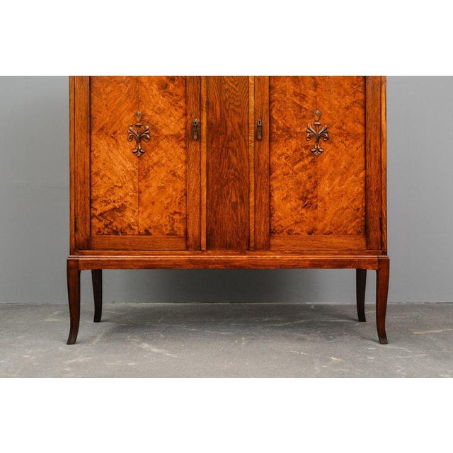 Art Nouveau Oak Cabinet, Early 20th Century For Sale - Image 9 of 18
