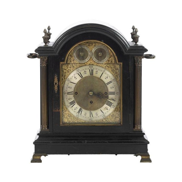 19th Century George III Table Clock For Sale - Image 6 of 6