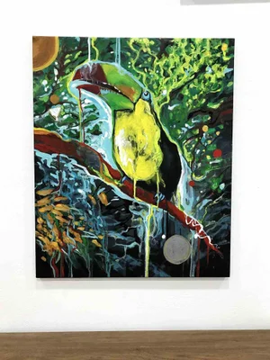Alessandro Filetti, Tucano, Acrylic Paint & Posca, 2013