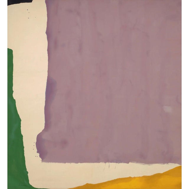 Contemporary Helen Frankenthaler Mauve District Official Exhibition Poster For Sale - Image 3 of 3