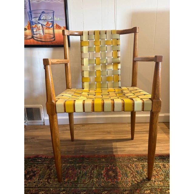 Tomlinson of High Point Dining Set, 4 Armchairs & Expandable Table, Patented 1957 For Sale - Image 14 of 18