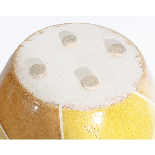 Tan Kurt McCracken Studio Pottery Floor Vase For Sale - Image 8 of 9