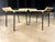 Mid-Century Modern Pair of Caned Stools with Iron Frame by Carlo Hauner, Forma, Brazilian Modern, 1950s - Lot 851B For Sale - Image 3 of 13