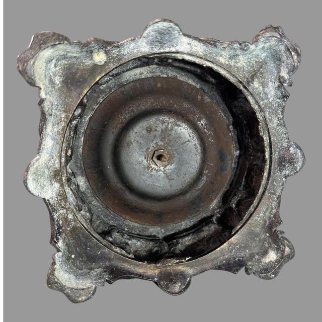 Antique Victorian Figural Cast Metal Statue of a Knight or Gladiator For Sale - Image 6 of 8