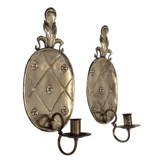 Model 7011 Sconces in Brass by Paavo Tynell, 1930s, Set of 2 For Sale