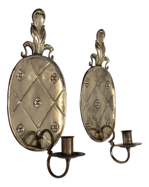 Model 7011 Sconces in Brass by Paavo Tynell, 1930s, Set of 2