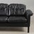 Vintage Danish Black Leather Sofa, 1970s For Sale - Image 4 of 8