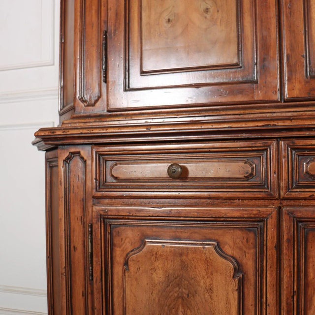 Italian Walnut Cupboard, 1920s For Sale - Image 4 of 10