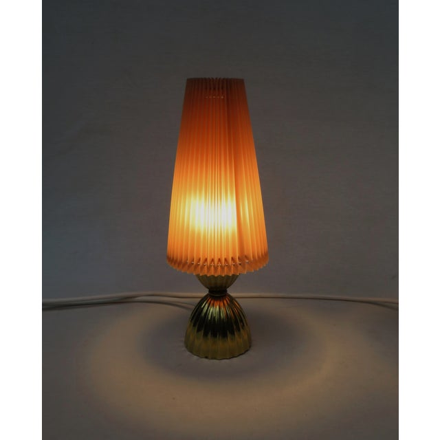 1940s Art Deco Brass Table Lamps, 1940s, Set of 2 For Sale - Image 5 of 18