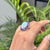 18k Gold Vintage 10.96 Carat Cocktail Ring Size 5 - Fire Opal & Royal Blue Sapphires For Sale In New York - Image 6 of 18