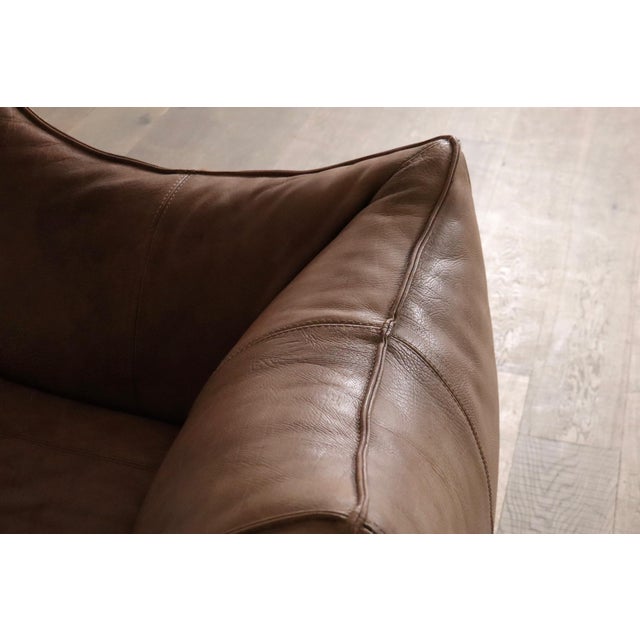 Le Bambole Sofa in Leather by Mario Bellini for B&b Italia, 1970s For Sale - Image 9 of 15