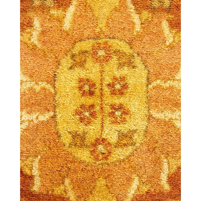Traditional Mogul, One-of-a-Kind Hand-Knotted Area Rug in Orange, 9' 3" x 12' 1" For Sale - Image 3 of 8