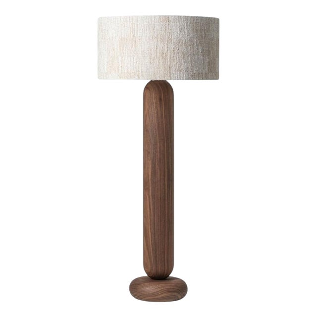 Patch CL140 Walnut Floor Lamp by Jeroen De Ruddere For Sale