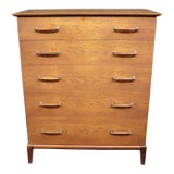 Henredon Heritage Walnut High Chest For Sale