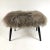 Wood Upholstered Danish Stool in the Style of George Nelson For Sale - Image 7 of 8