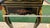 1960s French Louis XV Secretary Desk Hand-Painted Mahogany Bureau Plat 6 drawers-Black For Sale - Image 4 of 9
