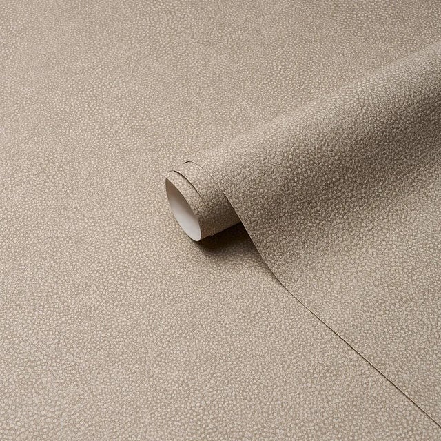 A classic, convincing faux shagreen, this embossed-vinyl wallpaper captures the pebbled texture of the real thing while...