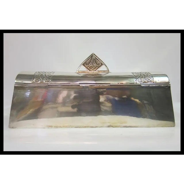 Metal 1920s Art Deco WMF Inkwell For Sale - Image 7 of 10