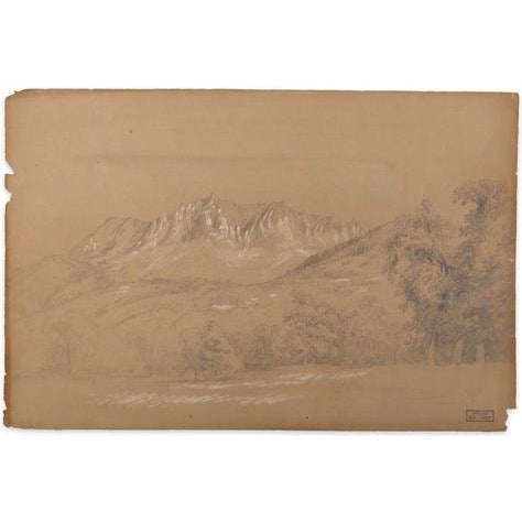 Alpine Landscape is an original artwork realized in the second half of the 19th Century by Marie Hector Yvert. Original...