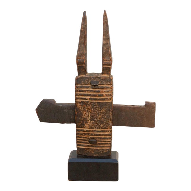 Tribal Dogon Door Lock With Twin Spires For Sale