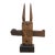 Tribal Dogon Door Lock With Twin Spires For Sale