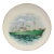 Vintage Japanese Noritake Porcelain Painted Ship Mitsui Line Decorative Plate For Sale