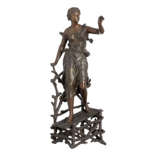 Ernest Rancoulet, Myosotis, Bronze For Sale