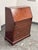 Traditional Wood Secretary Desk Chest, Vintage For Sale - Image 3 of 12
