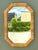 Vintage Octagonal Wrapped Rattan Frame Mirror For Sale - Image 9 of 15