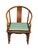 Antique reproduction horseshoe chair, constructed in a Chinese Ming style design by Baker furniture. A timeless chair...