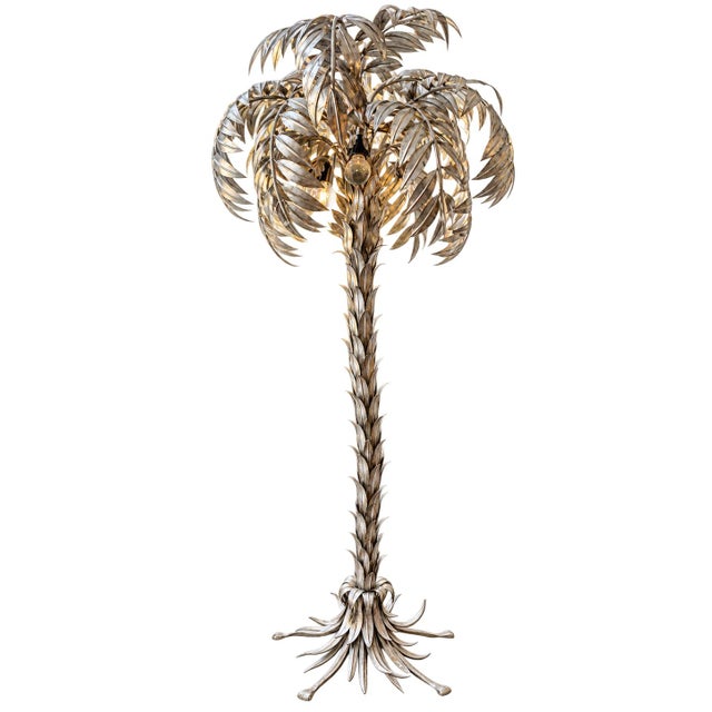 Mid-Century Modern Silver Palm Floor Lamp by Hans Kögl, 1960s For Sale - Image 3 of 9