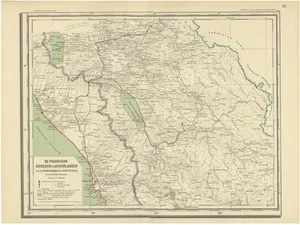 Antique Map of Padang and Sumatra and Indonesia, 1900