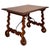 Side Table of Walnut With Carved Lyre Legs and Top, Spanish, 19th Century For Sale - Image 13 of 13
