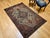 19th Century Persian Farahan Sarouk Area Rug, Hand-Knotted Wool, Floral Medallion Pattern, Ivory & Blue, 4x7 For Sale - Image 12 of 14