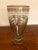1940s Vintage Gold Leaf Decorated Glass Vase For Sale - Image 5 of 9