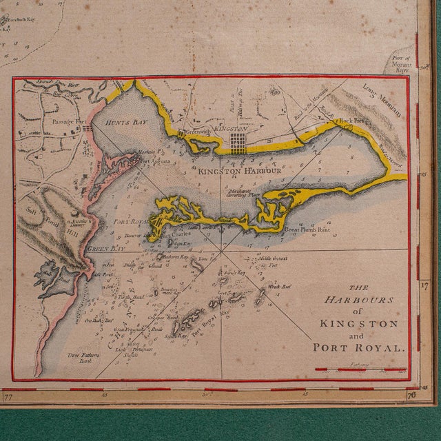 Antique Jamaica Map, English, Caribbean, Cartography, Thomas Jefferys, Georgian For Sale - Image 10 of 12