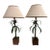 Pair, Hollywood Regency, Italian Tole Cachepot Table Lamps For Sale