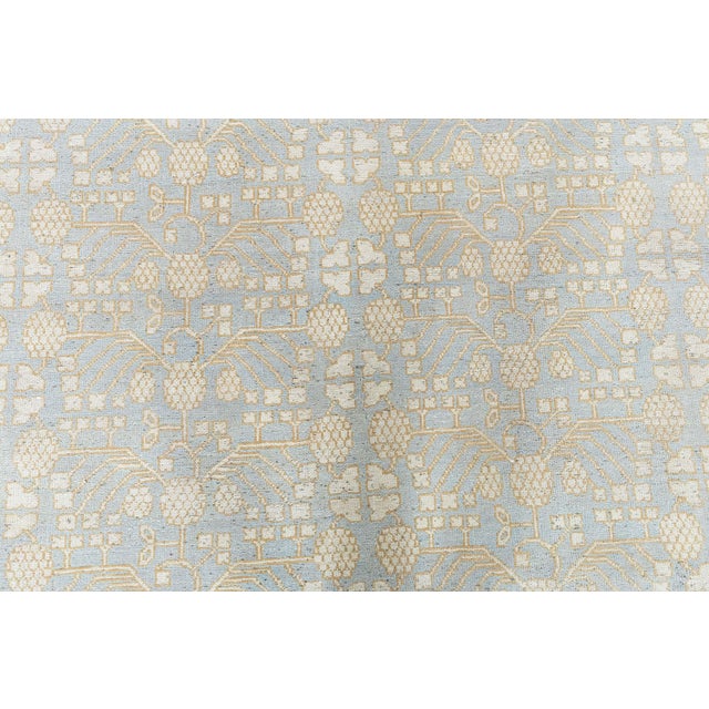 Asian Traditional-Style Samarkand Tan Oversized Rug "Mosaika" by Doris Leslie Blau For Sale - Image 3 of 8