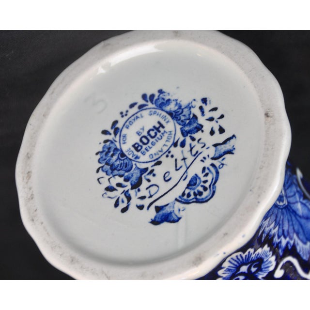 Ceramic Vase by Boch Belgium for Royal Sphinx, 1960s For Sale - Image 7 of 11