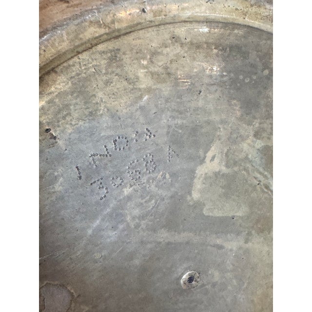 Made in India Mid-Century Modernist Solid Brass Vase, Polished For Sale In Seattle - Image 6 of 13